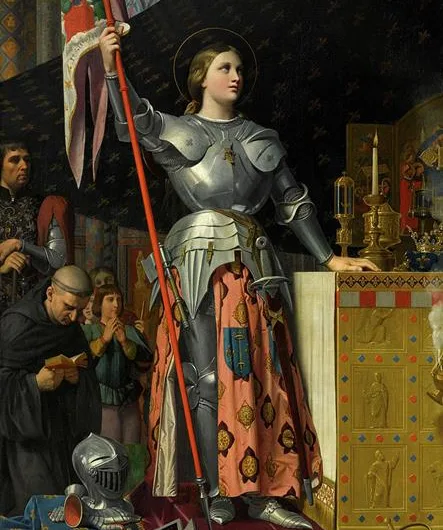 Juana de Arco en la coronación de Carlos VII – Jean Auguste Dominique Ingres
