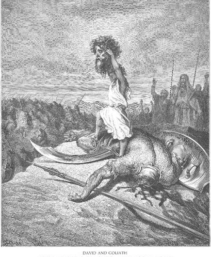 David mata a Goliat – GUSTAVE DORÉ