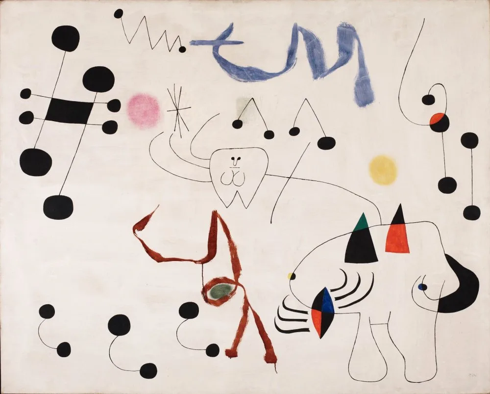 Mujer soñando con la evasión – JOAN MIRÓ