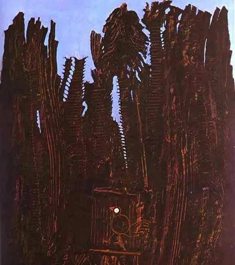 Bosque y paloma – MAX ERNST