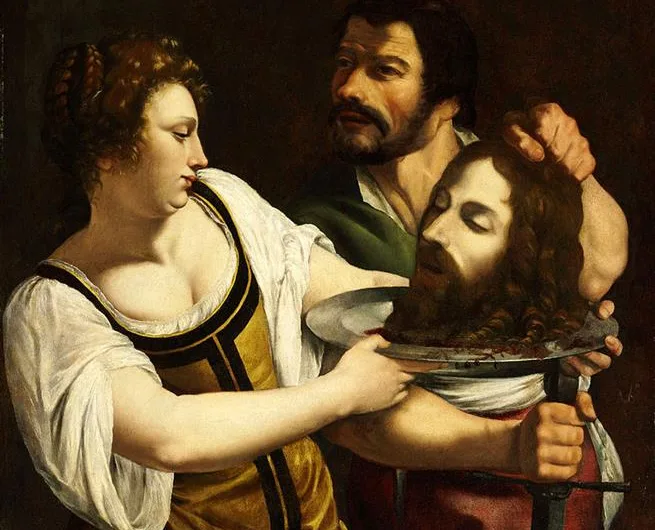 Salomé con la cabeza de Juan El Bautista – ARTEMISIA GENTILESCHI