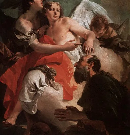 Abraham y los tres ángeles – GIOVANNI BATTISTA TIEPOLO