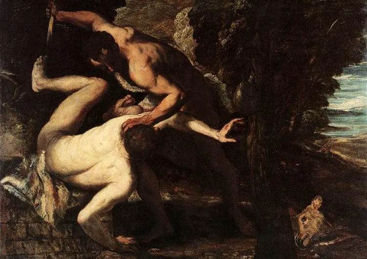 El asesinato de Abel – TINTORETTO