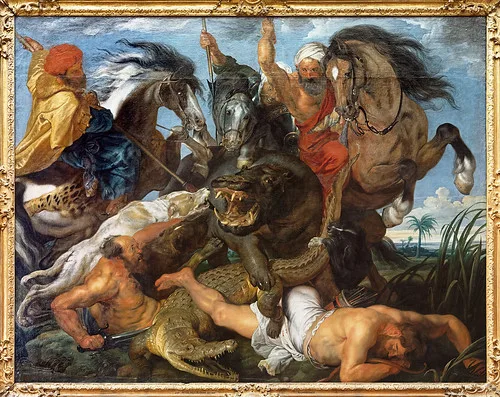 La caza del hipopótamo – PETER PAUL RUBENS