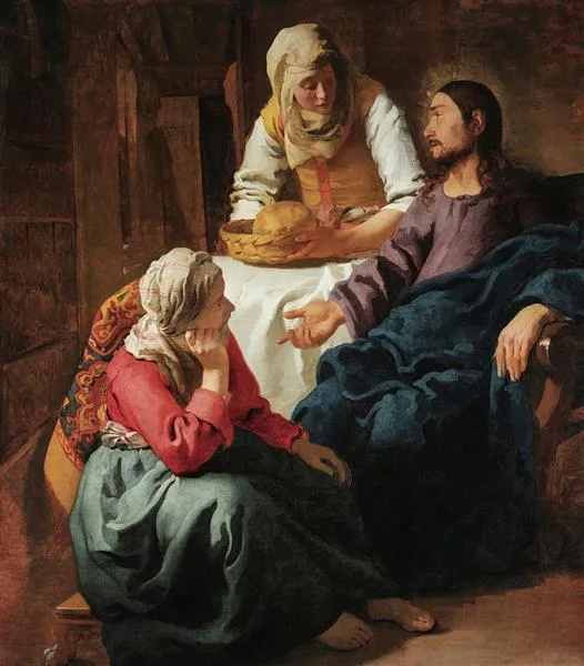 Cristo en casa de Marta y María – JOHANNES VERMEER