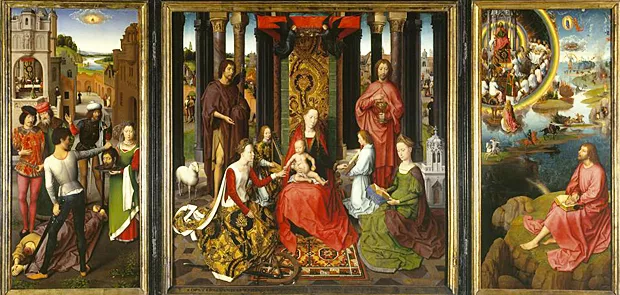 El Retablo de los santos Juanes – HANS MEMLING