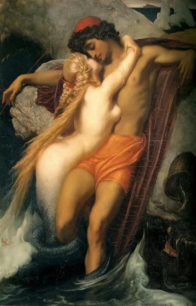 El pescador y la sirena – FREDERIC LEIGHTON