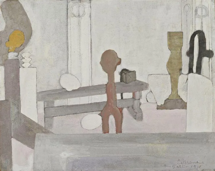 Vista del estudio del artista – CONSTANTIN BRÂNCUSI