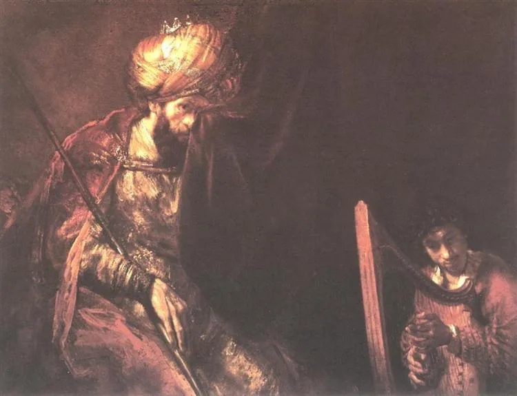 Saúl y David – REMBRANDT VAN RIJN