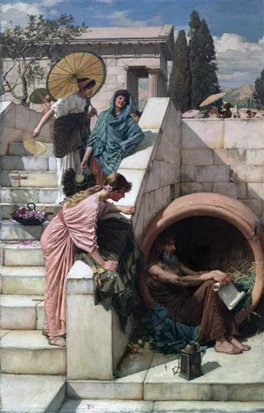 Diógenes – JOHN WILLIAM WATERHOUSE