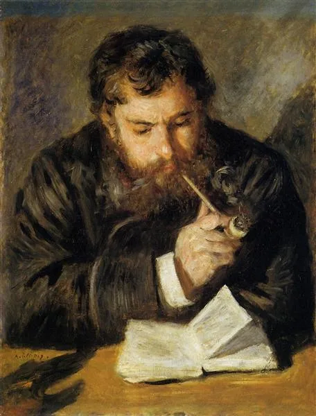 Claude Monet (El lector) – PIERRE AUGUSTE RENOIR