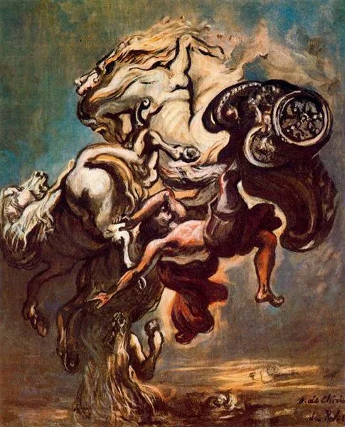 La caída de Faetón – GIORGIO DE CHIRICO