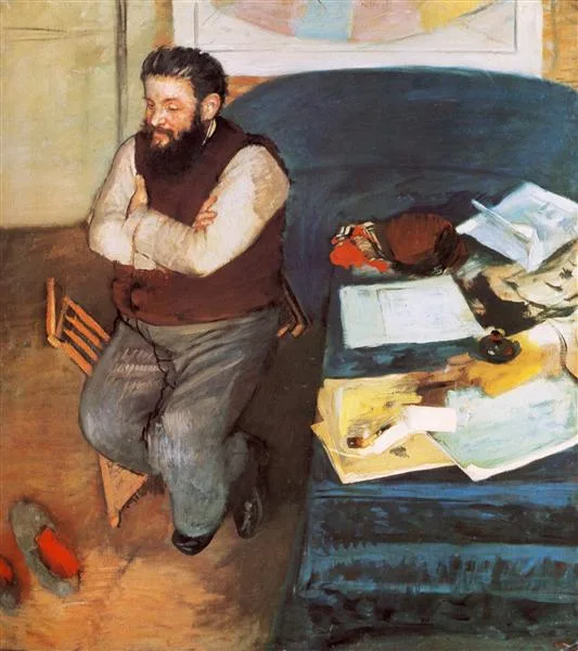 Retrato de Diego Martelli – EDGAR DEGAS