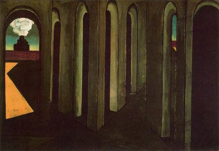 El viaje ansioso – GIORGIO DE CHIRICO
