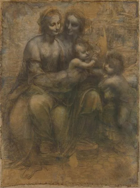 Cartón de Burlington House – LEONARDO DA VINCI