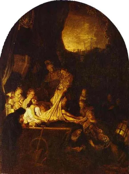 El entierro – REMBRANDT VAN RIJN