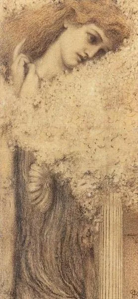 La poesía de Stéphane Mallarmé (Escuchando las flores) – FERNAND KHNOPFF