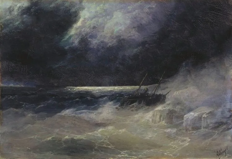 La tempestad – IVÁN AIVAZOVSKI