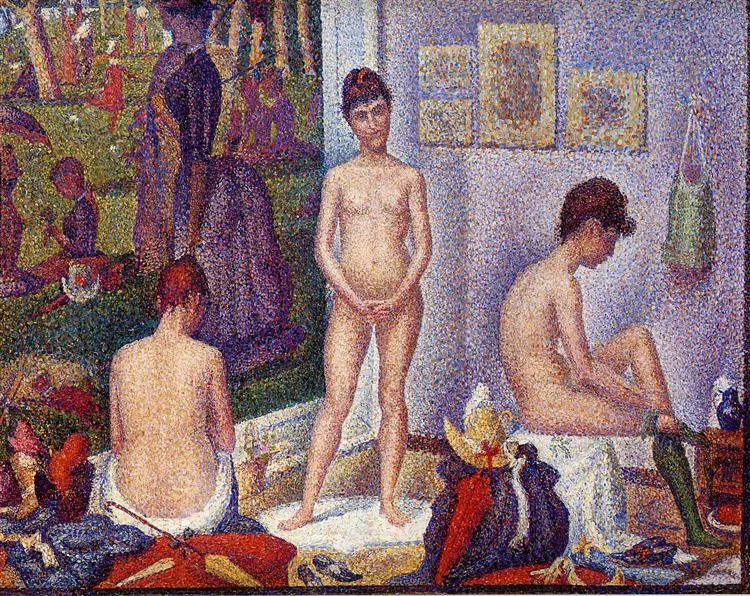 Las modelos – GEORGE PIERRE SEURAT